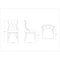 Manhattan Comfort Reine Faux Leather Dining Chair in Pebble Grey- Set of 4 2-DC007-PE - alternate 9